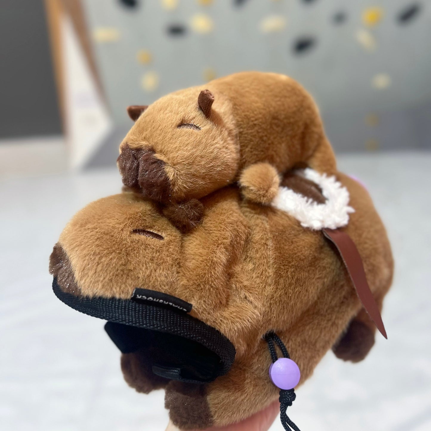 Capybara Mom & Babe Duo chalk bag