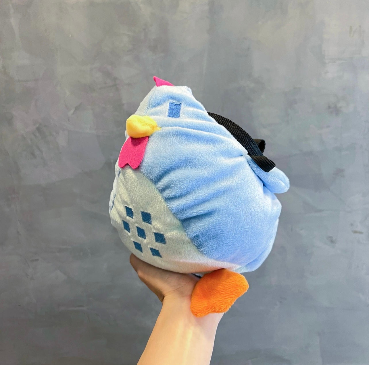 Stardew Valley Chicken chalk bag (blue)