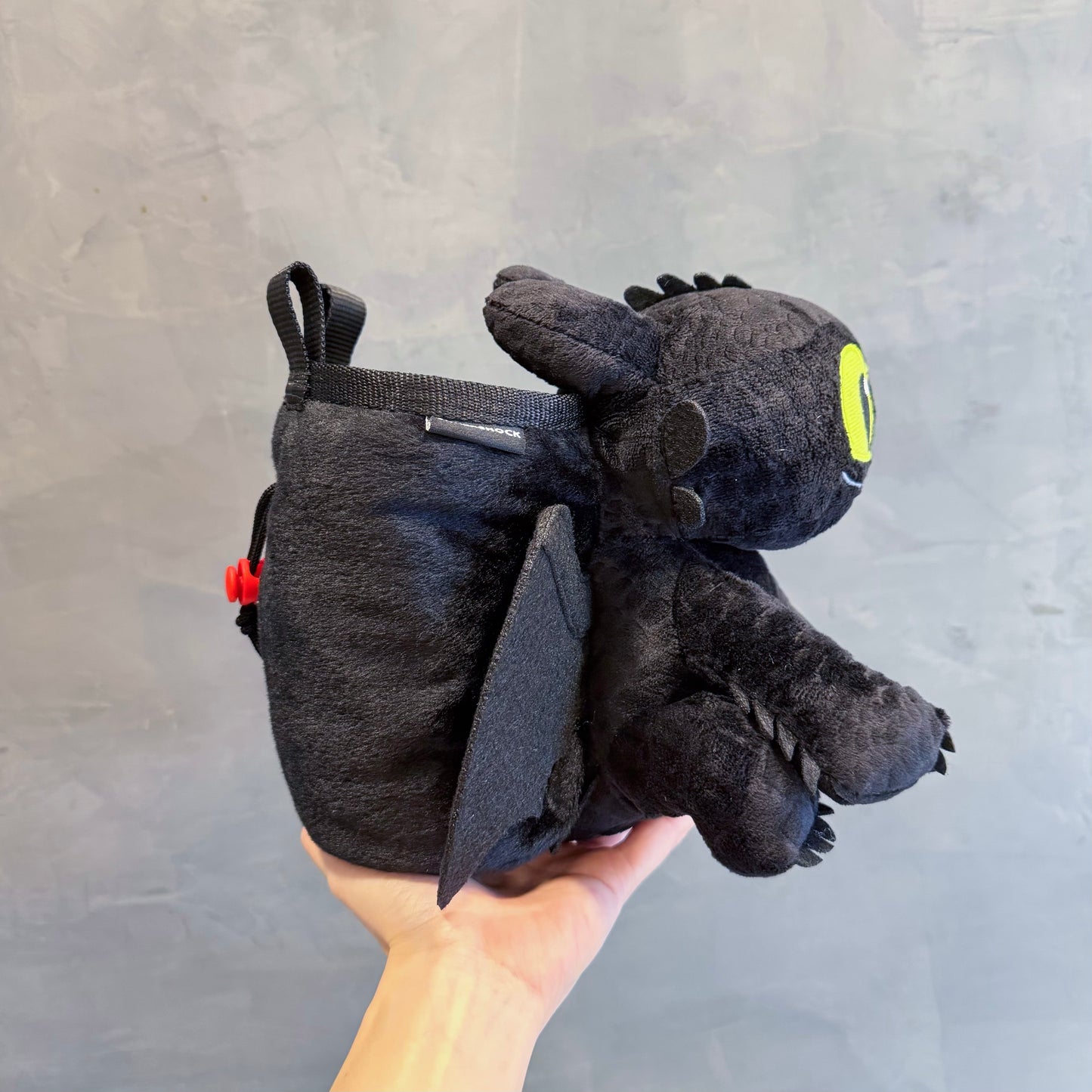 Baby Toothless chalk bag / Night Fury chalk bag