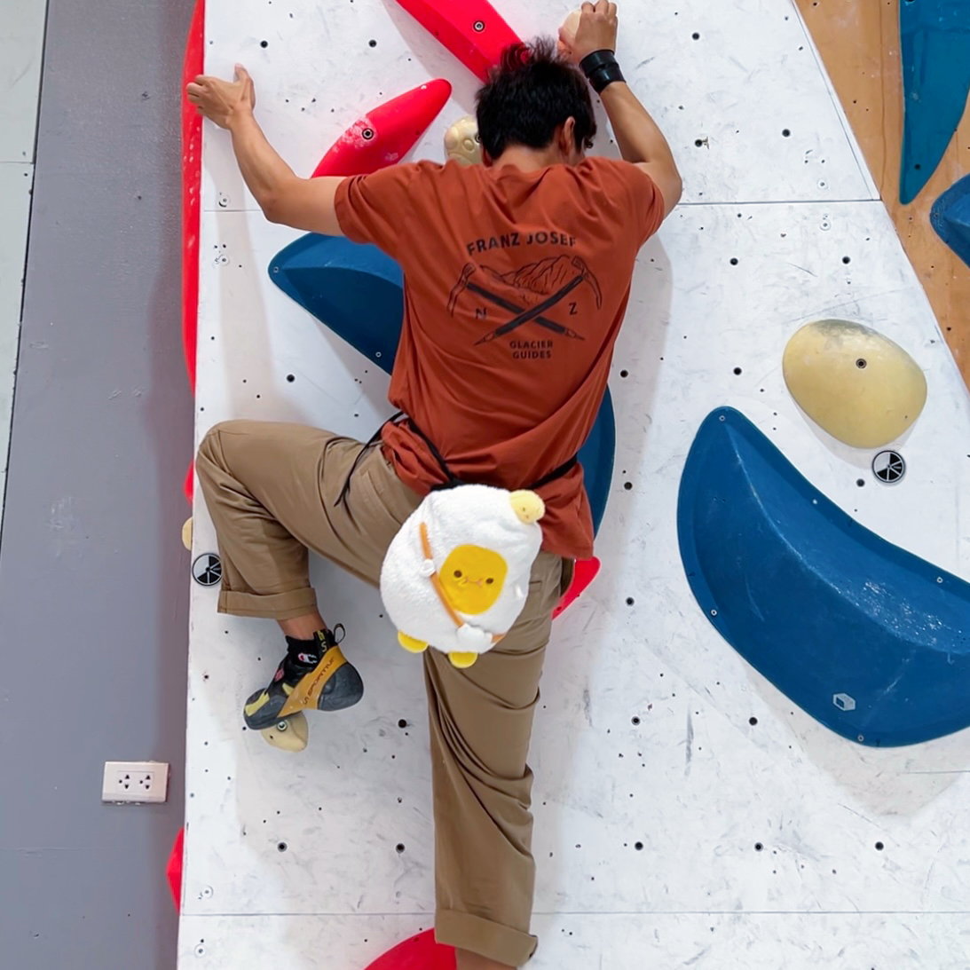 Boiled Egg chalk bag