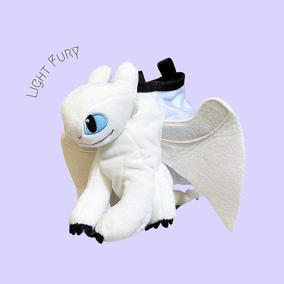 AA Light Fury Dragon chalk bag