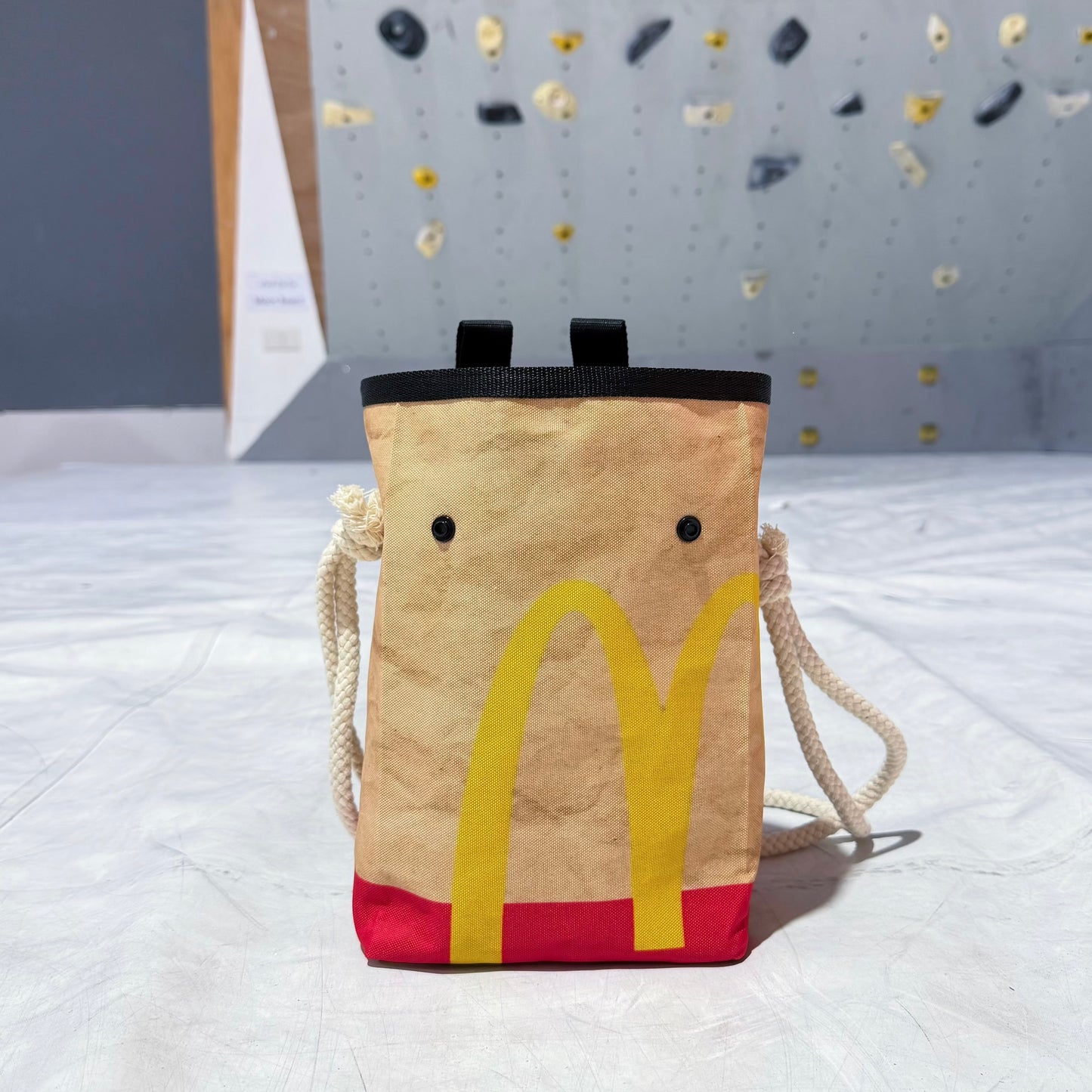 Fast Food Bouldering bag / Chalk bag (Red)