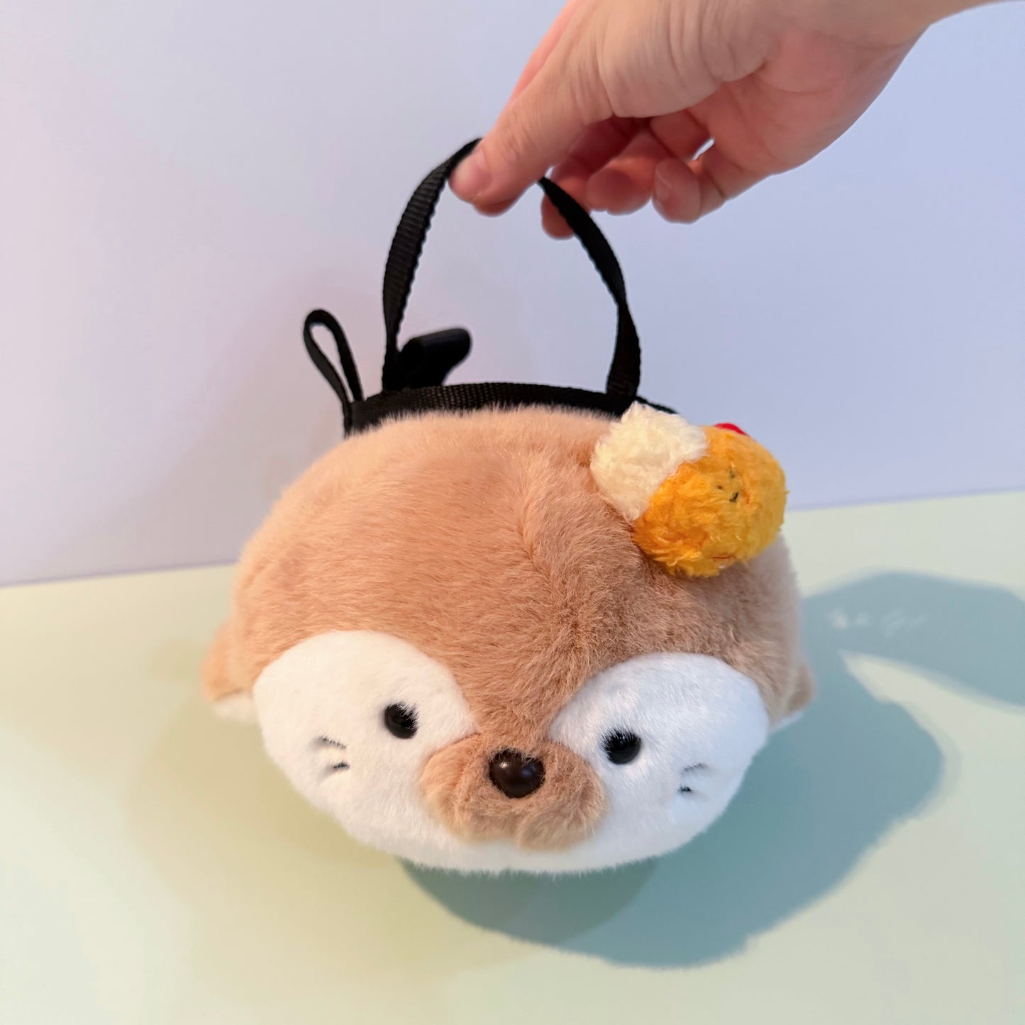 Seal chalk bag / Mini bouldering bag (Brown)