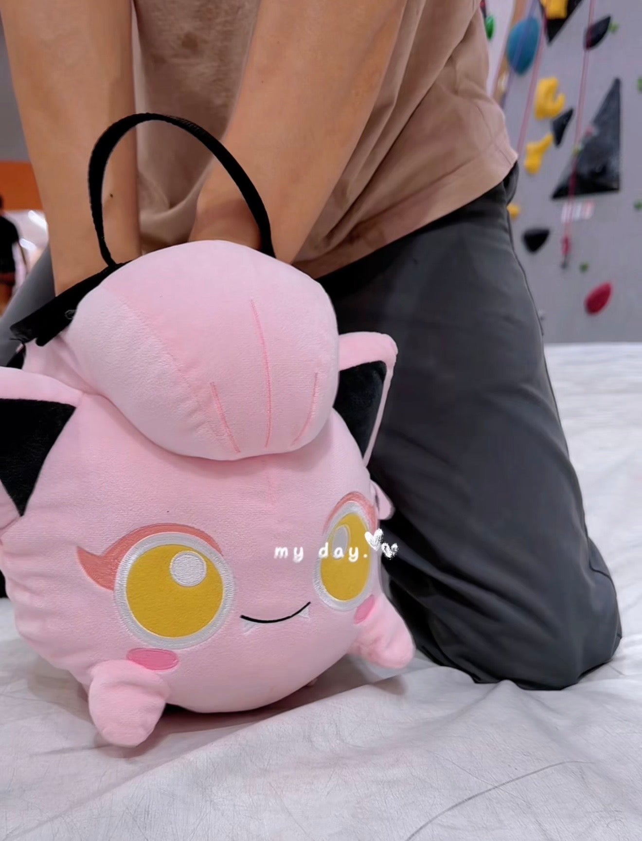 Scream Tail Jigglypuff chalk bag/bouldering bag