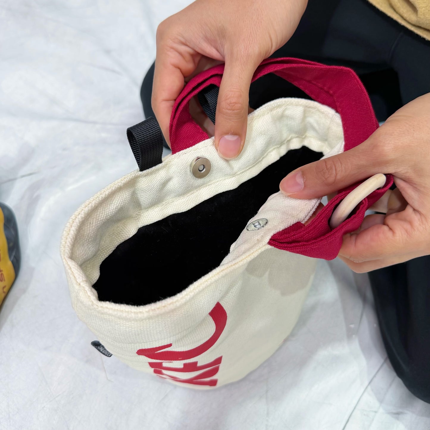 Crispy Chicken Fast Food Bouldering bag / Chalk bag (Red)