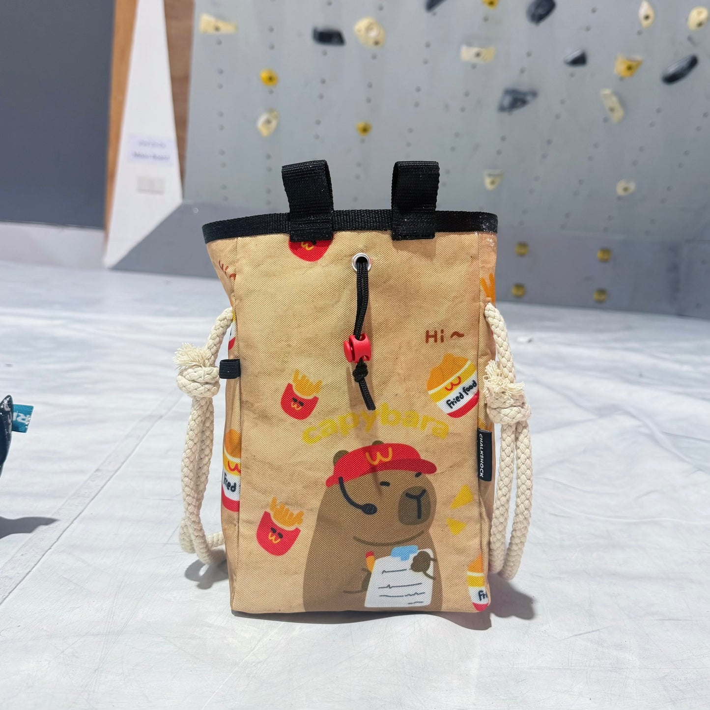 Fast Food Capybara Bouldering bag / Chalk bag