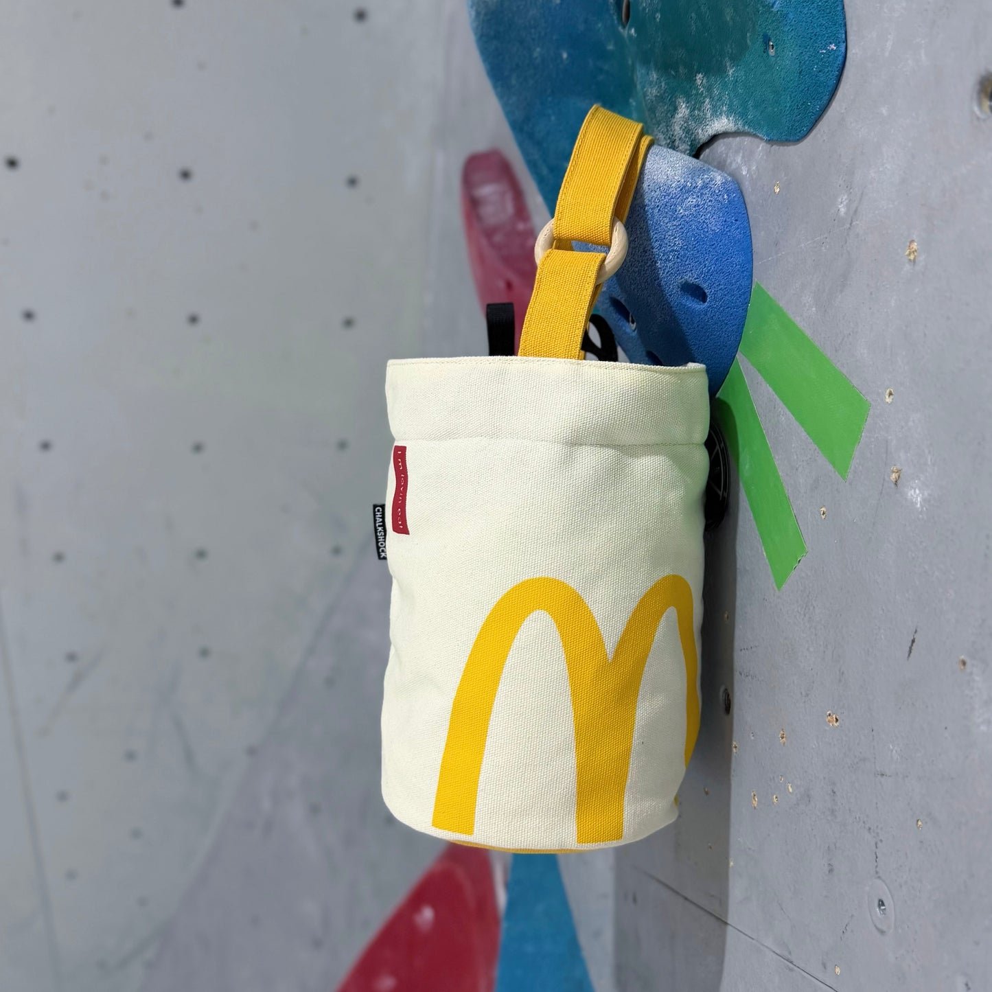 Fast Food Bouldering bag / Chalk bag (Yellow)