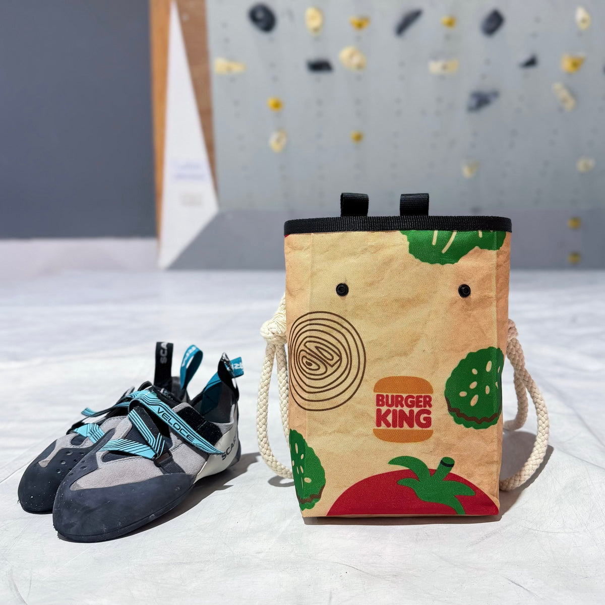 Burger Veggie Bouldering bag / Chalk bag