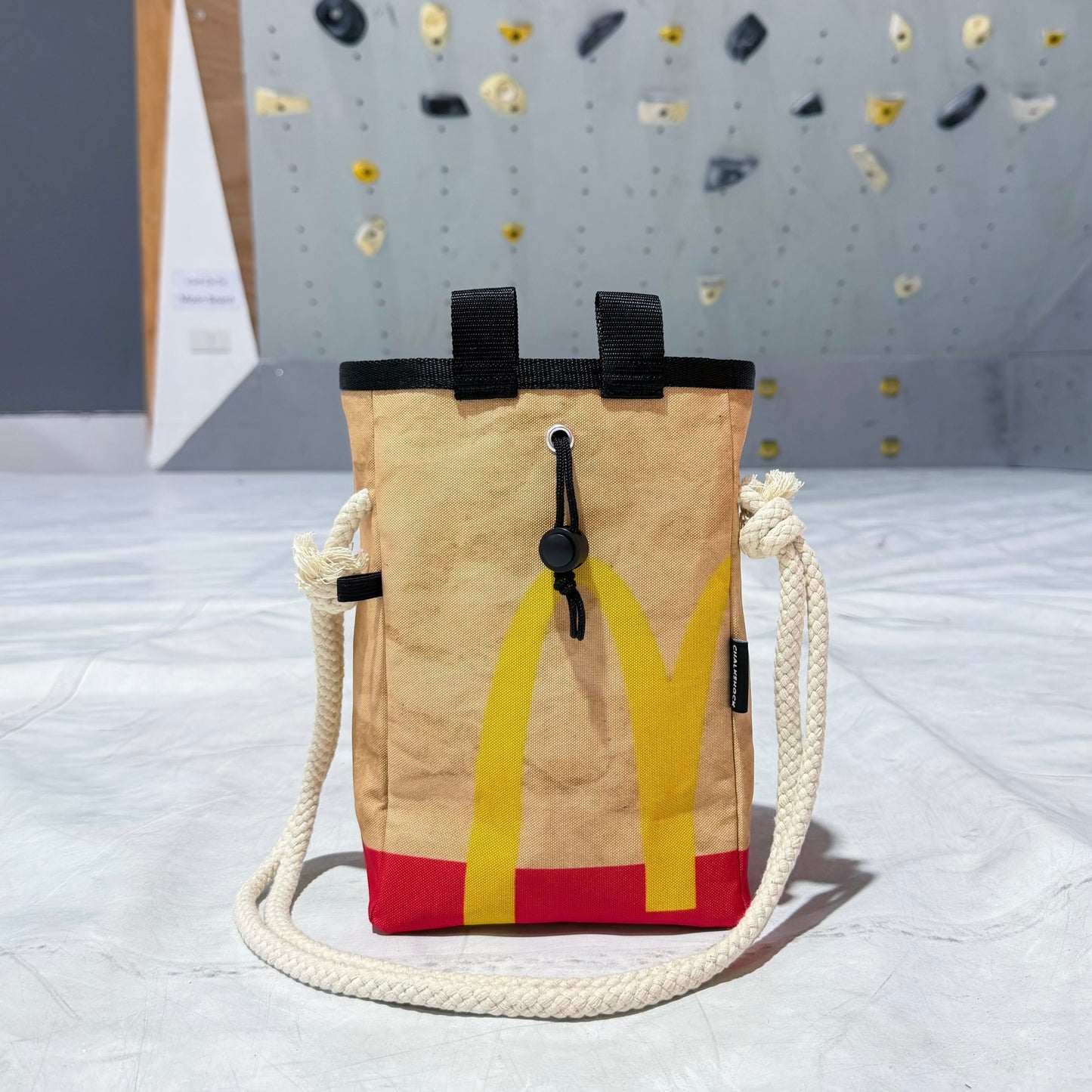 Fast Food Bouldering bag / Chalk bag (Red)