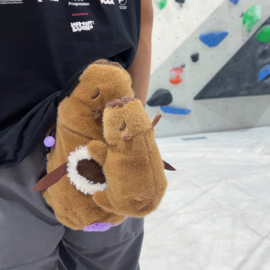 Capybara Mom & Babe Duo chalk bag