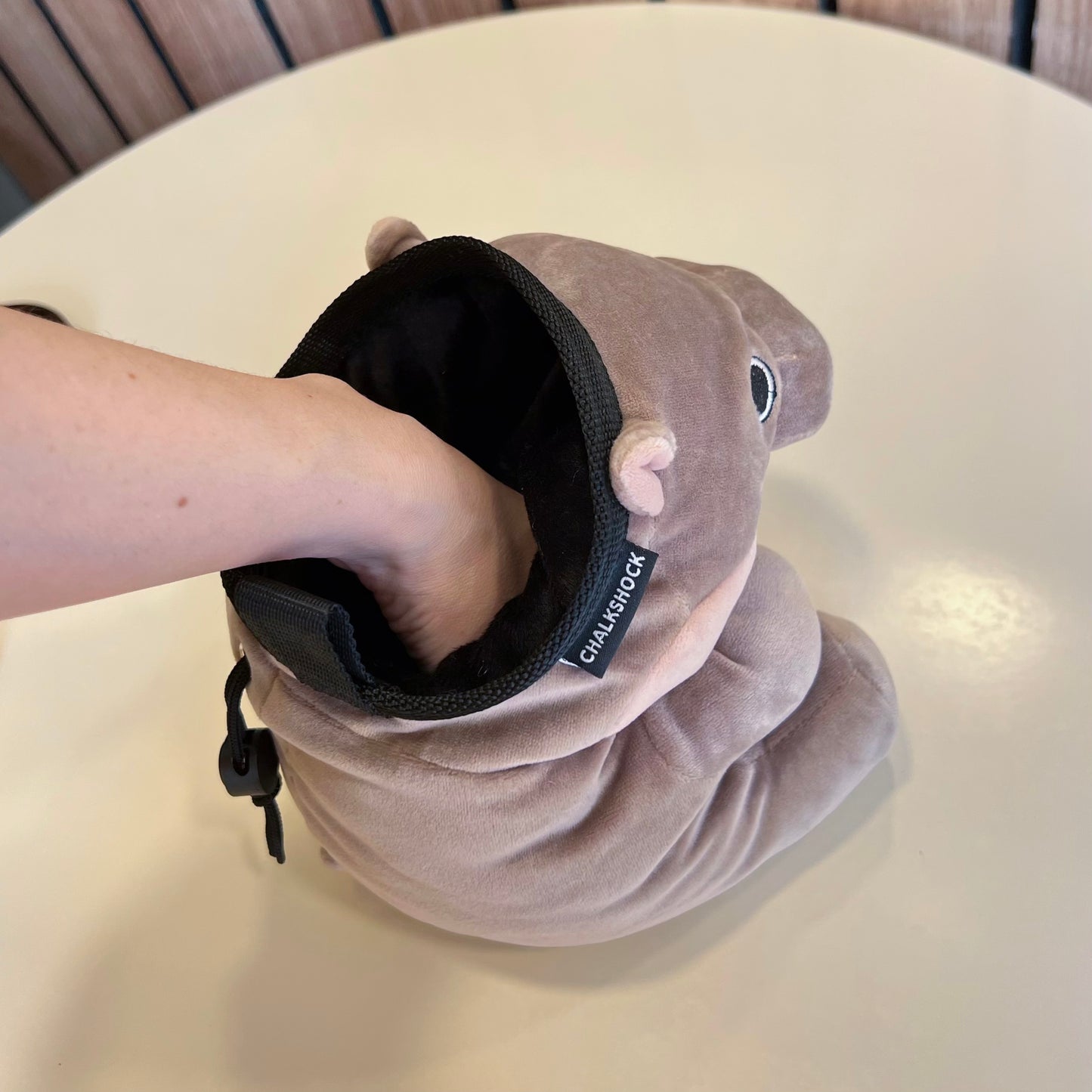 Hippo baby chalk bag