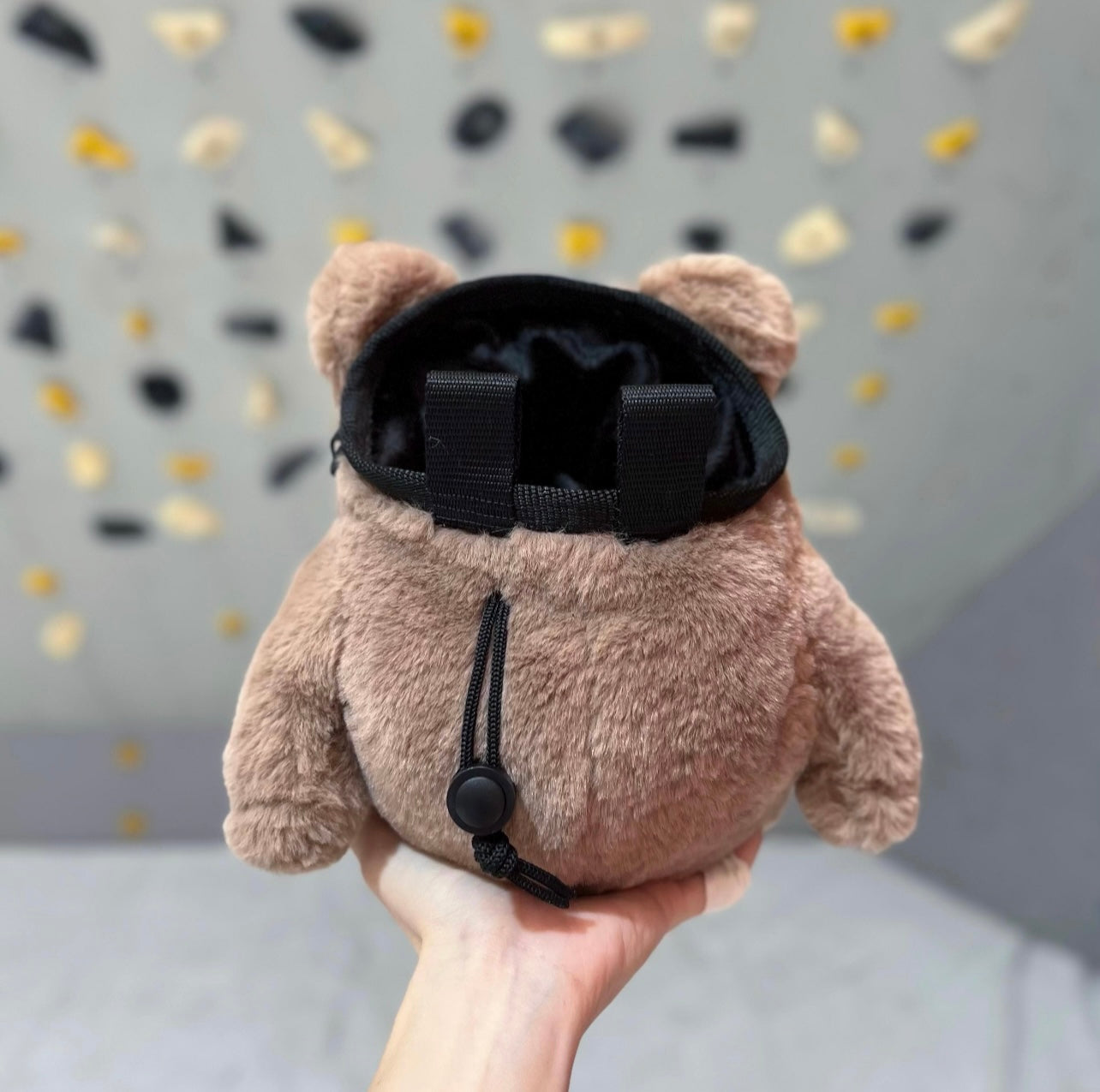 Chubby Brown Bear chalk bag