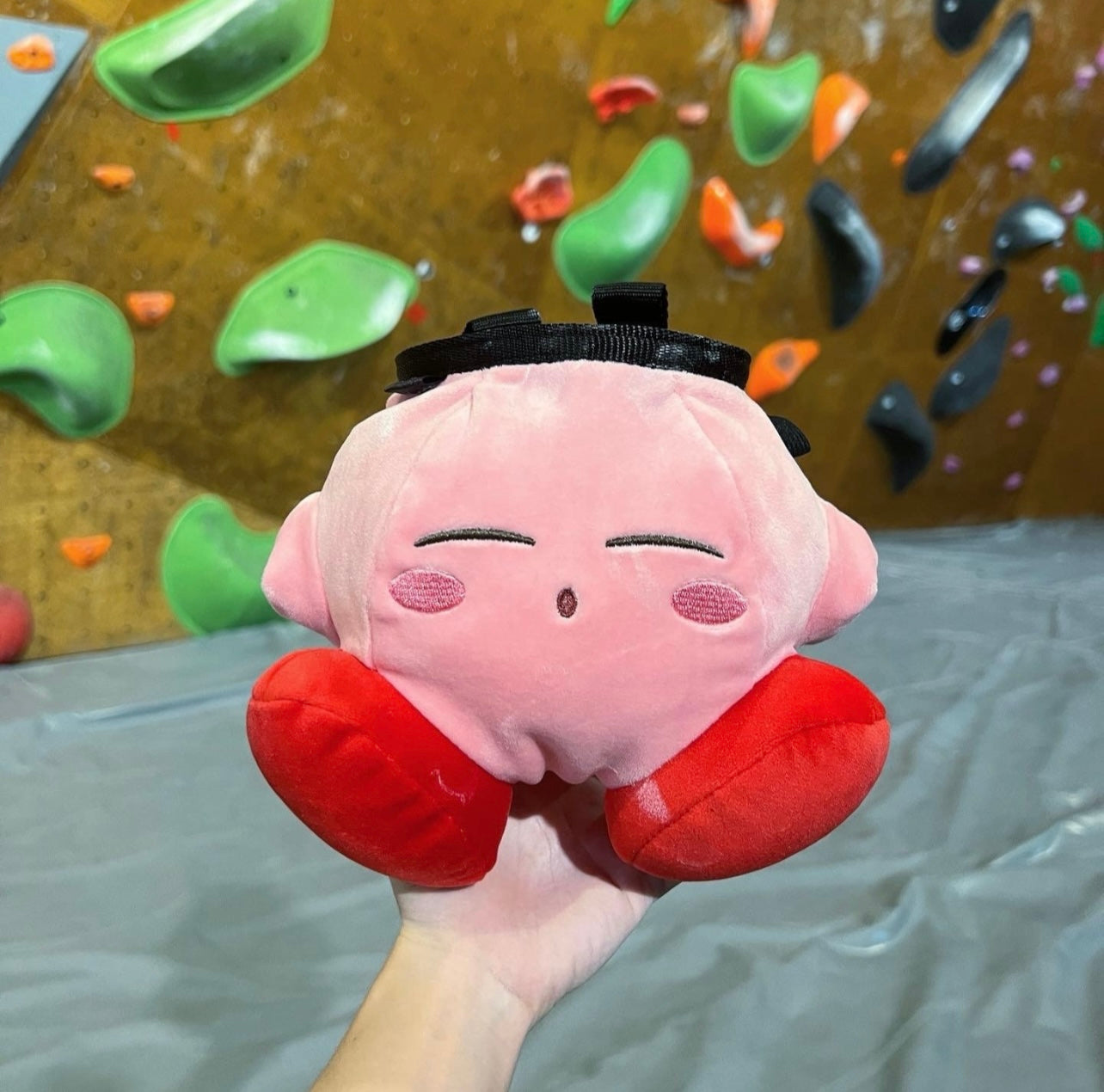 Kirby Sleeping chalk bag