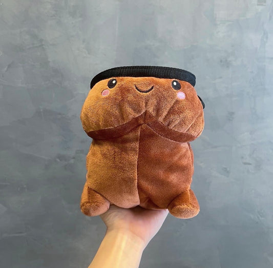 Smiley Lil.P chalk bag (brown)
