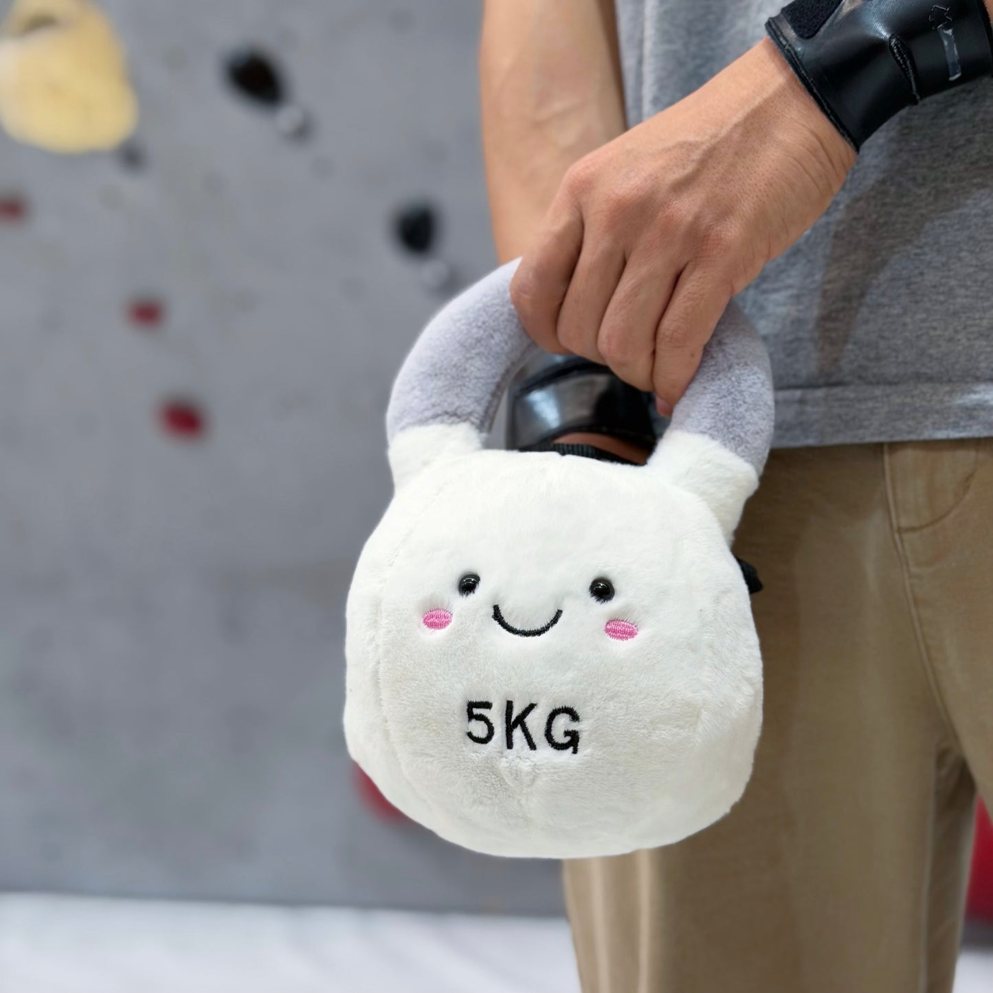 Kettlebell chalk bag (white)